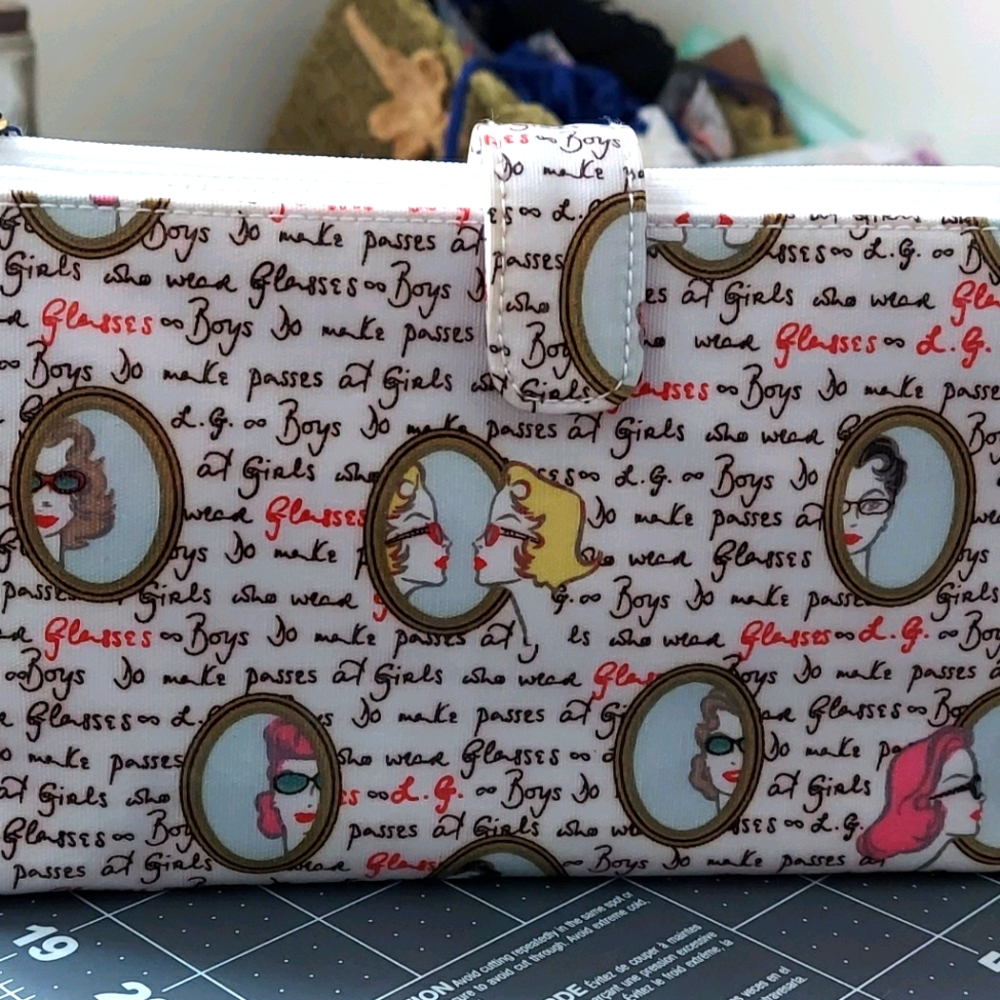 Lulu Guinness double makeup bag